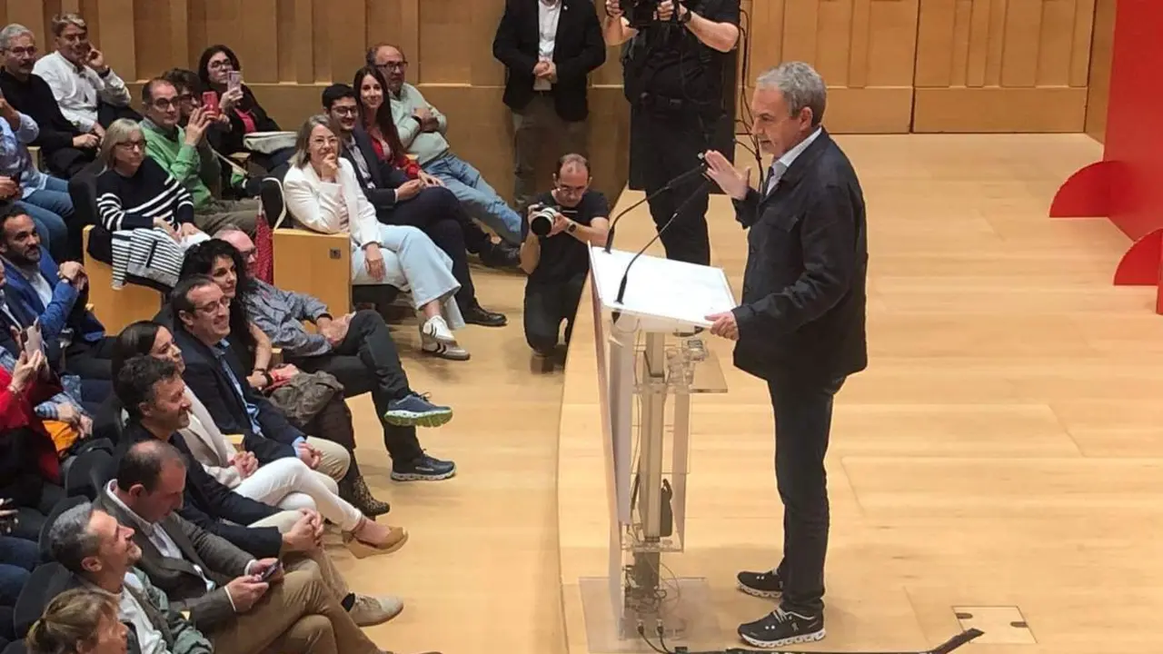  El expresidente Zapatero 