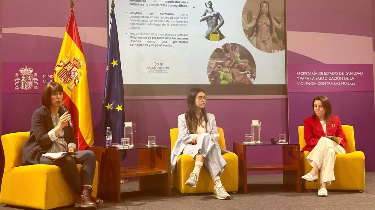  Federaci&oacute;n Mujeres J&oacute;venes presenta el estudio 'Onlyfans' - EUROPA PRESS 