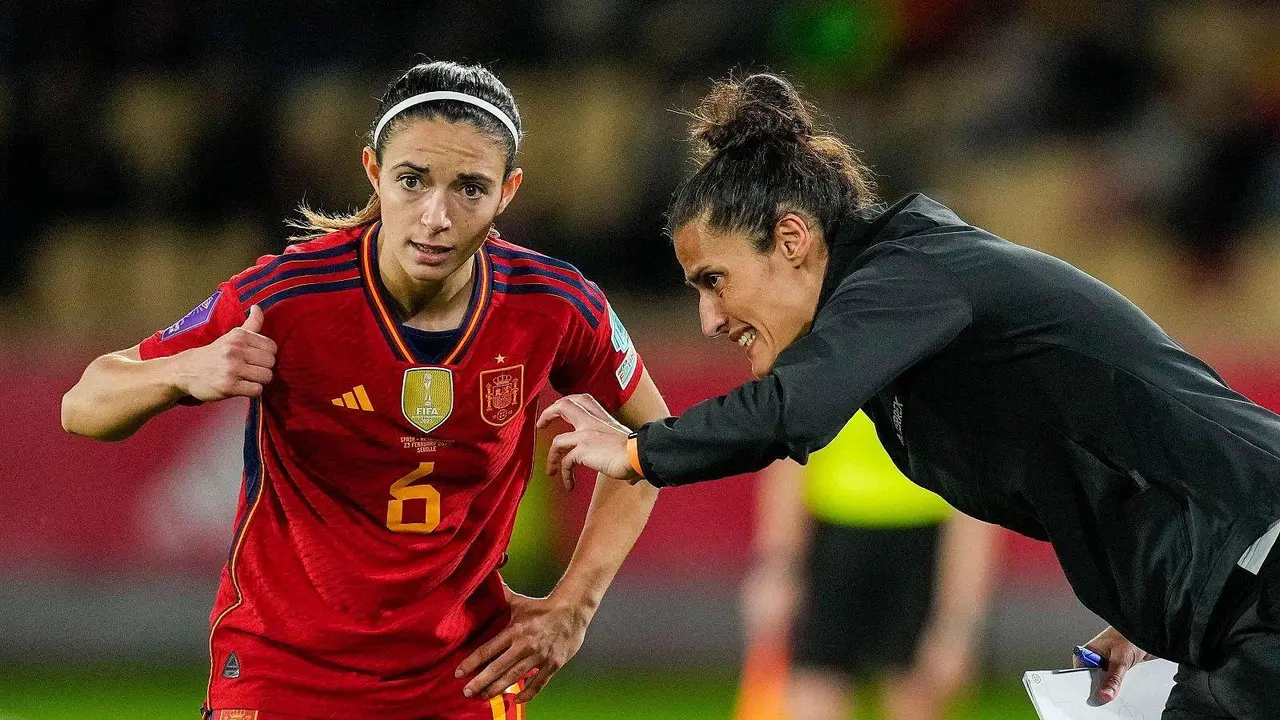  Aitana Bonmatí y Montse Tomé en un afotografía de archivo (AP) |&nbsp;RTVE 