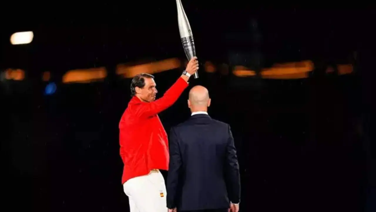  Rafael Nadal en la inauguraci&oacute;n de los Juegos de Paris 2024<br>- Oscar J. Barroso / AFP7 / Europa Press 