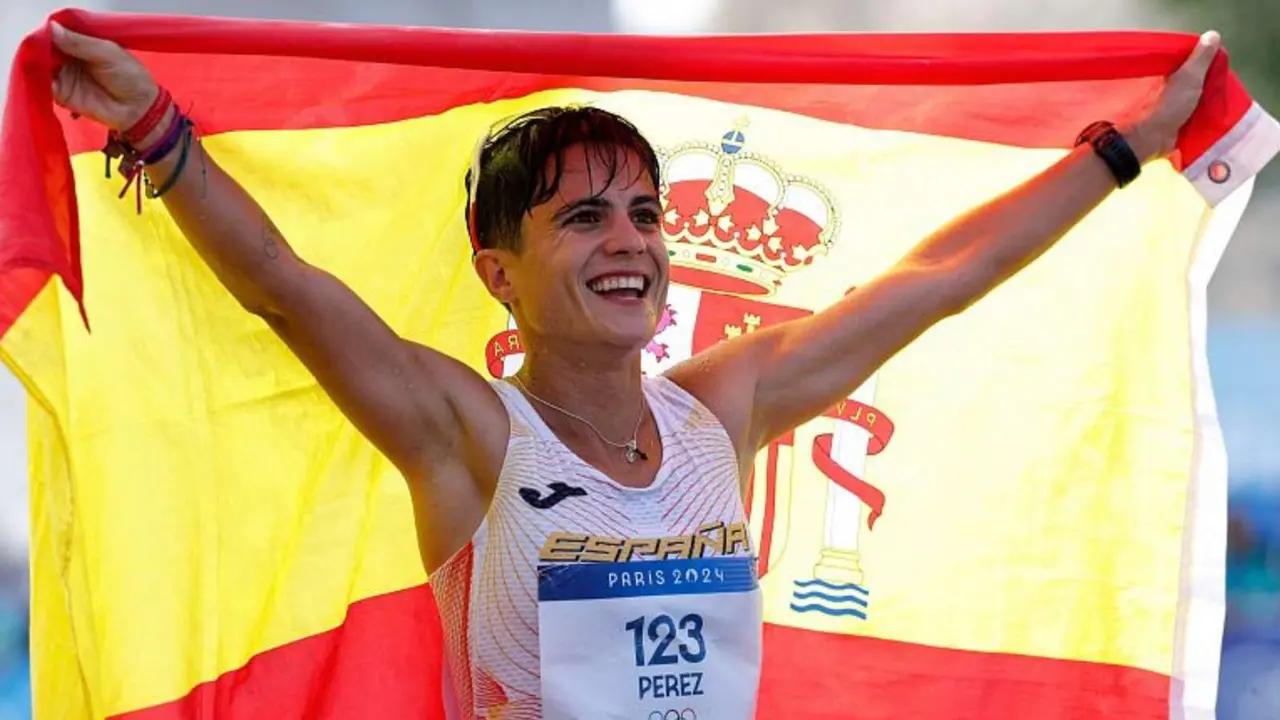  Mar&iacute;a P&eacute;rez logra una sufrida plata en los 20 km marcha 