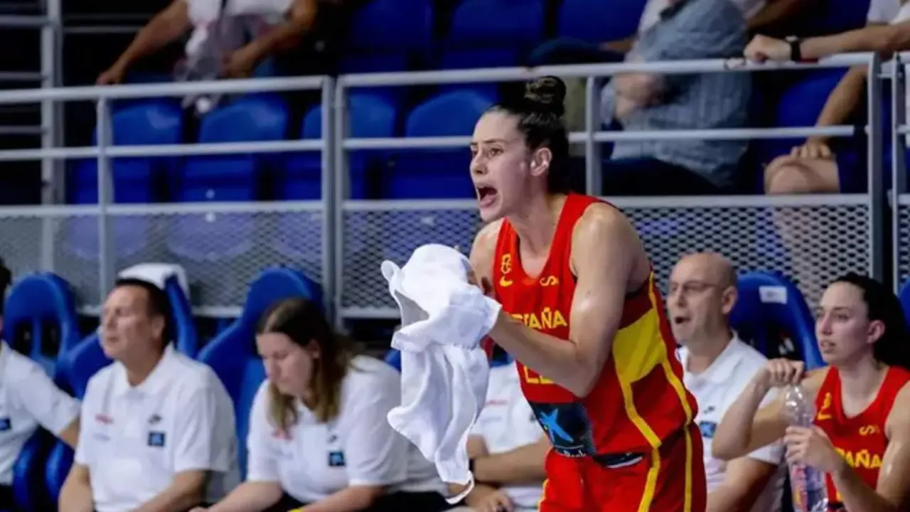  Archivo - La alero de la selecci&oacute;n Mar&iacute;a Conde<br>- FEB - Archivo 