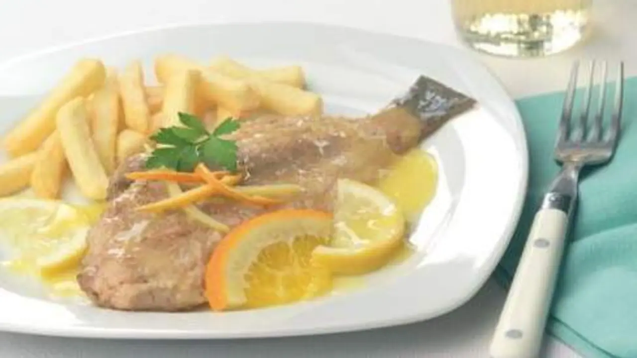  Lenguado a la molinera con naranja | La Sirena 