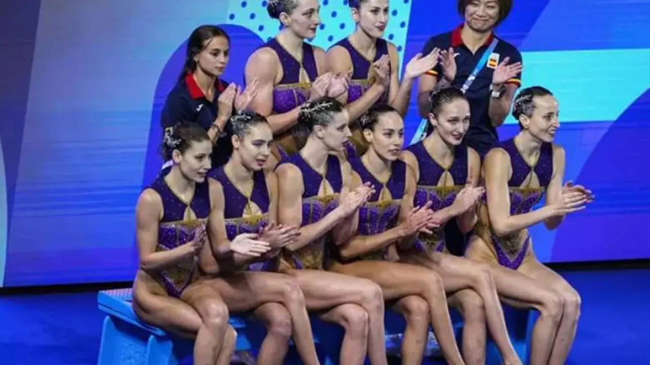  El Equipo Nacional de Nataci&oacute;n Sincronizada 