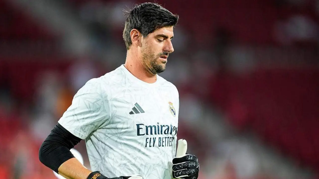  Thibaut Courtois en un entrenamiento con el Real Madrid |&nbsp;RTVE 