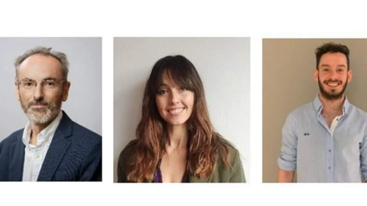  De izquierda a derecha: Javier P. Gisbert (Investigador Principal del IIS-Princesa y del CIBERehd) Olga P. Nyssen,(Investigadora del IIS-Princesa y del CIBERehd), Samuel J. Mart&iacute;nez-Dom&iacute;nguez (Investigador del Hospital Cl&iacute;nico Universitario Lozano Blesa) | Ciber ONC 