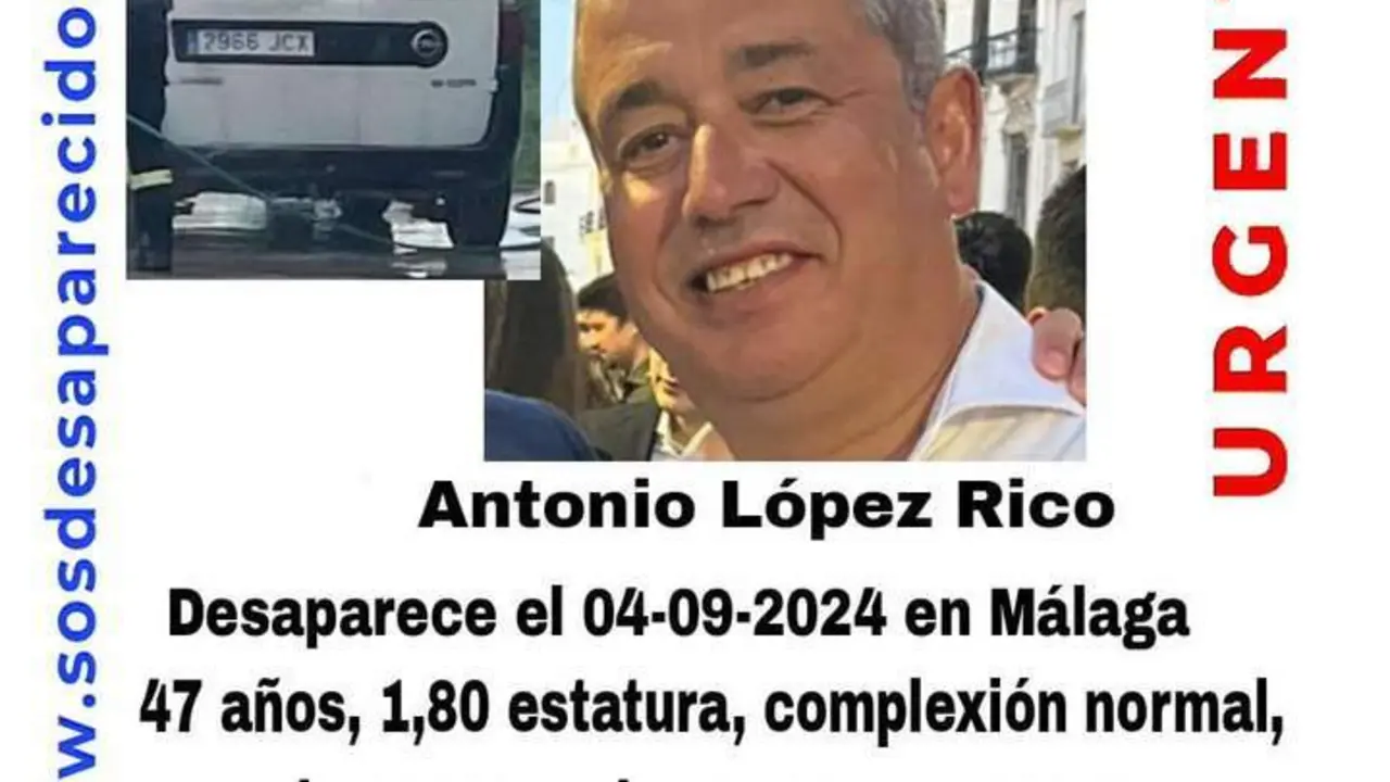  Cartel Desaparecido Antonio L&oacute;pez Rico 