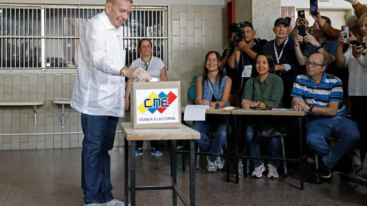 El opositor venezolano y candidato a las elecciones presidenciales de julio, Edmundo Gonz&aacute;lez Urrutia 