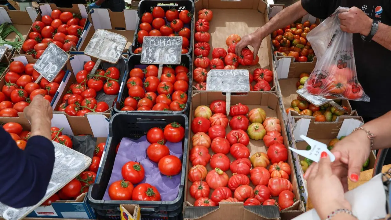  Archivo - Cajas de tomates en un mercado - Marta Fern&aacute;ndez Jara - Europa Press - Archivo 