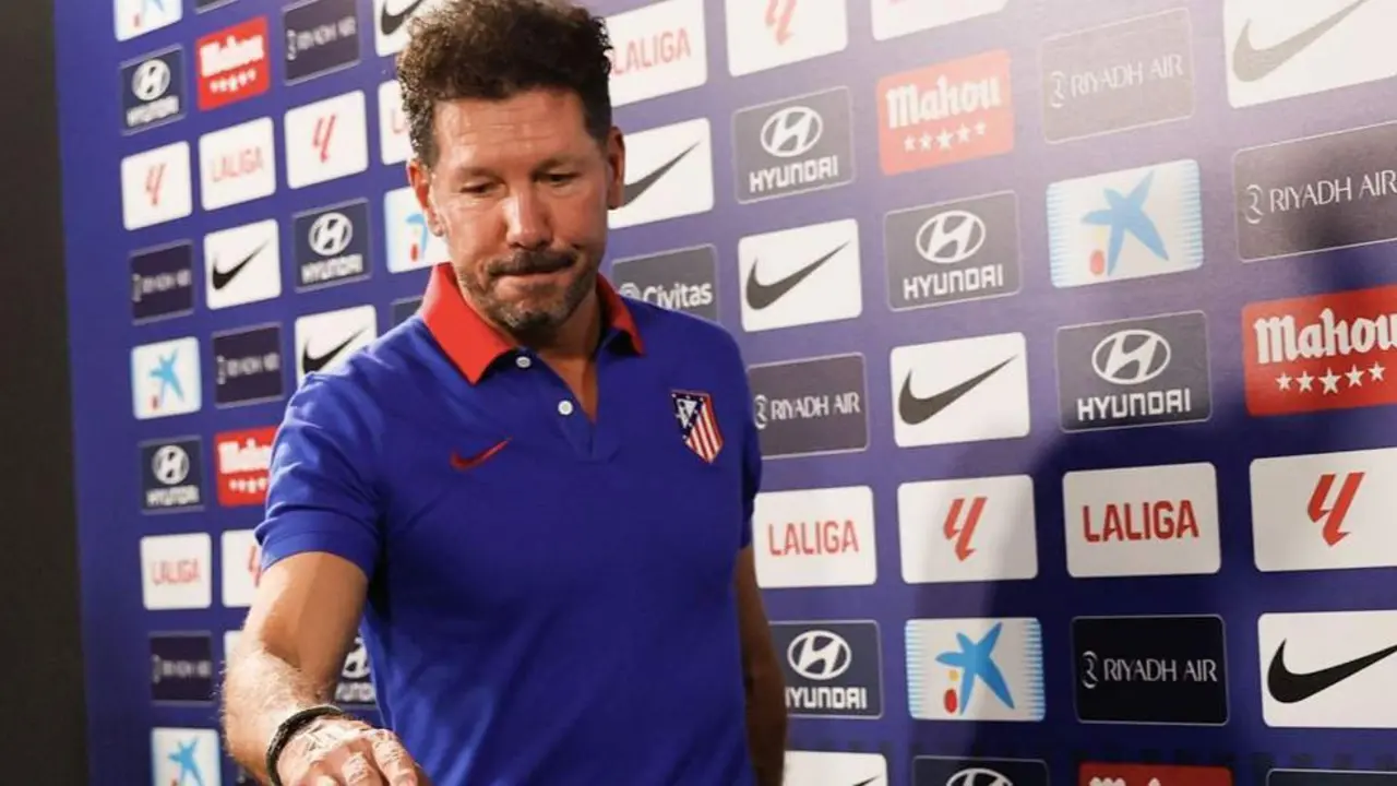  Diego Pablo 'Cholo' Simeone durante la rueda de prensa previa al Atl&eacute;tico de Madrid-Valencia | RTVE 