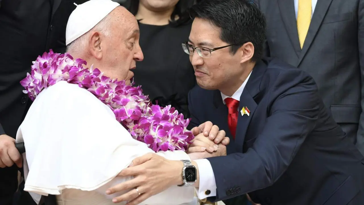  El Papa durante su visita a Singapur - Vatican Media/IPA via ZUMA Press / DPA 