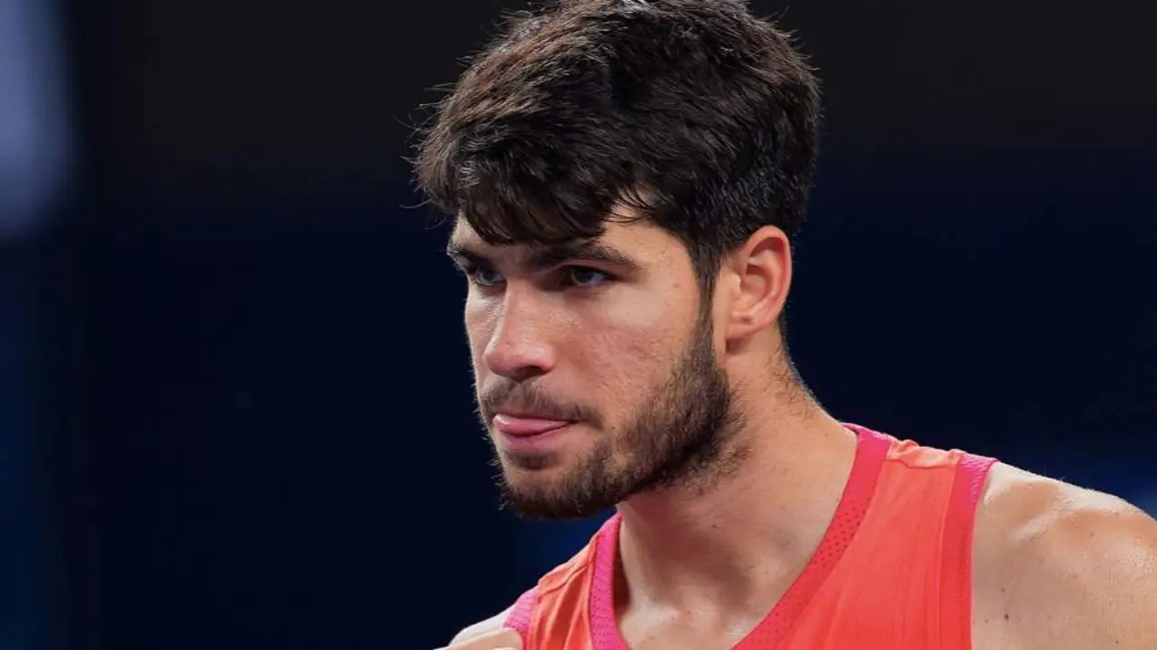  Carlos Alcaraz celebra su vcitoria en el Open de Shang&aacute;i | RTVE 