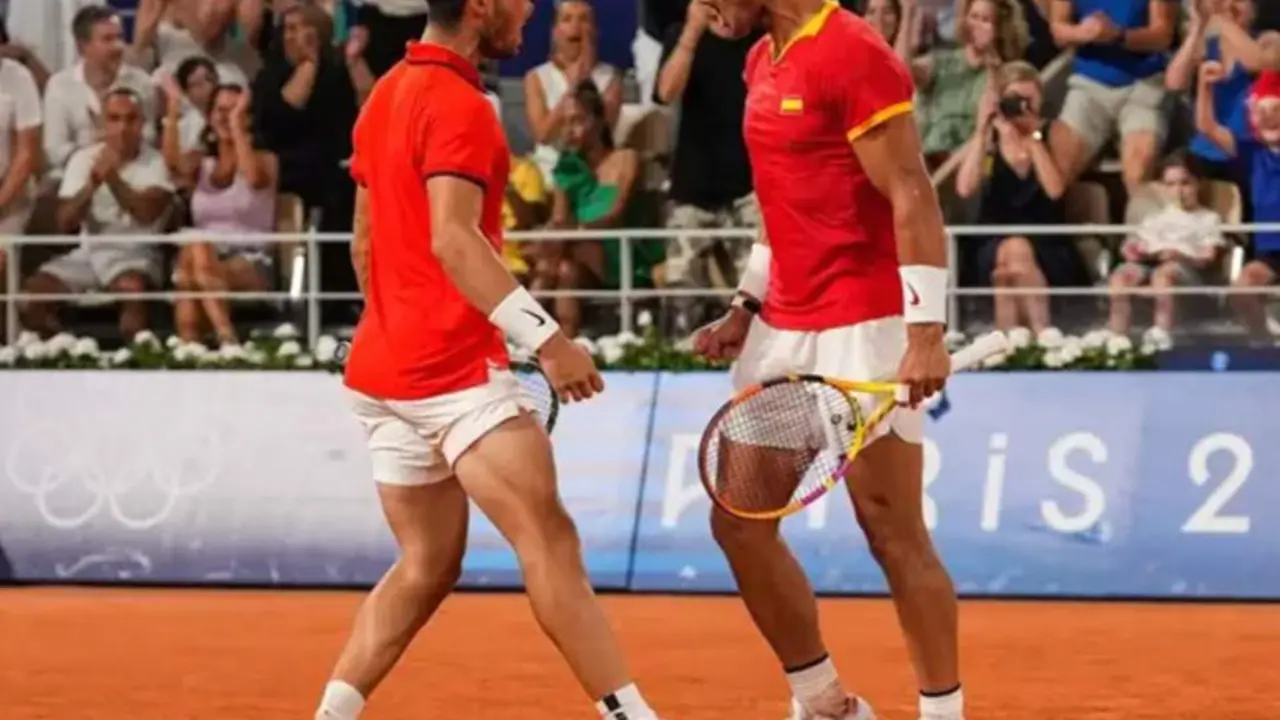  Archivo - Rafael Nadal y Carlos Alcaraz<br>- Alvaro Diaz / AFP7 / Europa Press - Archivo 