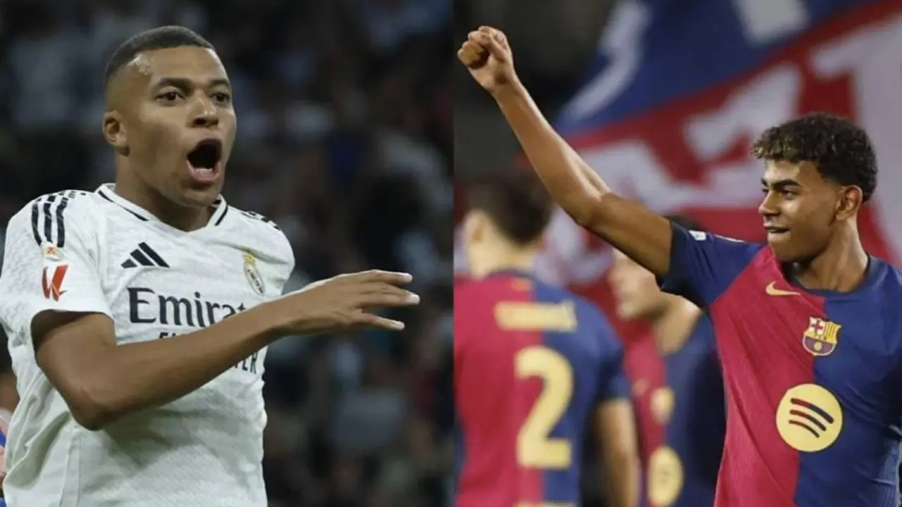  Kylian Mbapp&eacute; y Lamine Yamal se enfrentan en el cl&aacute;sico Real Madrid - FC Barcelona | RTVE 