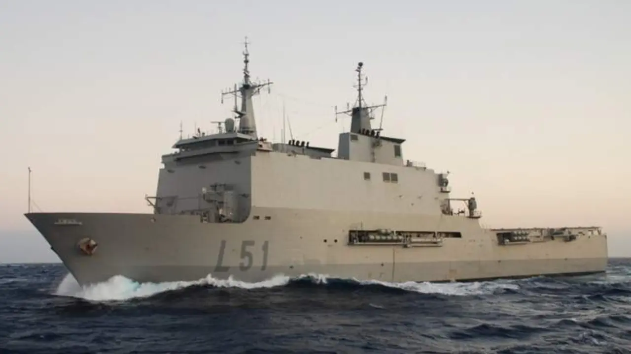  El buque anfibio Galicia, en una imagen de archivo | COMANDANCIA NAVAL VALENCIA 