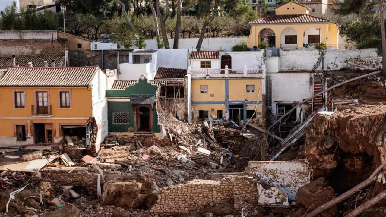  Una zona afectada por la DANA, a 2 de noviembre de 2024, en Chiva, Valencia - Carlos Luj&aacute;n - Europa Press 