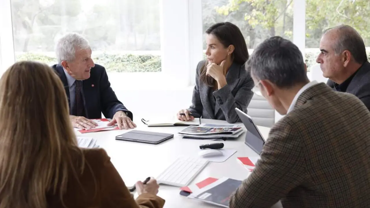  Archivo - La reina Letizia durante su reuni&oacute;n con varias organizaciones sociales para conocer su labor durante la dana, a 9 de noviembre de 2024, en el Palacio de la Zarzuela, en Madrid, Espa&ntilde;a. - CASA REAL - Archivo 