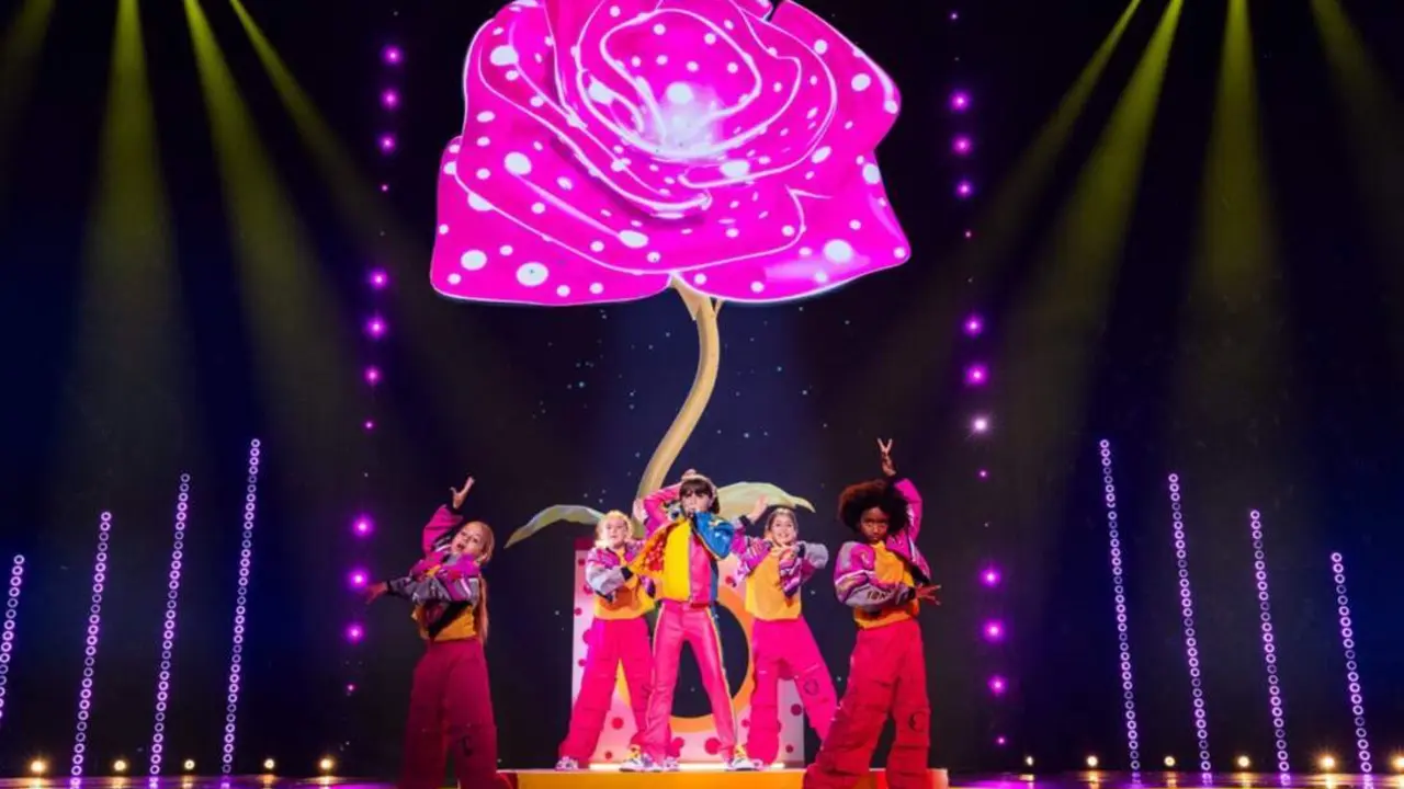  ???? Spain / Chloe DelaRosa performing Como La Lola at Junior Eurovision 2024, at the First Rehearsal in Caja M&aacute;gica, Madrid. - CORINNE CUMMING 2024/RTVE 