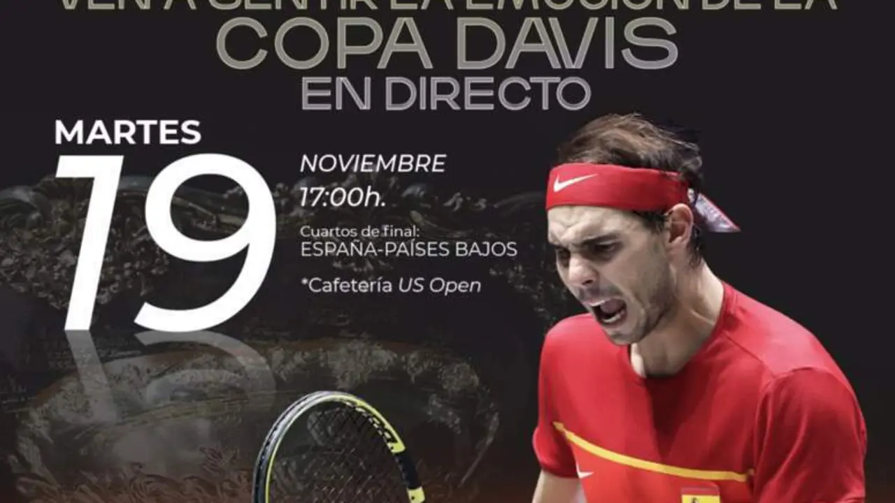 La Rafa Nadal Academy abre sus puertas para que aficionados puedan ver en pantalla los partidos de Espa&ntilde;a en Copa Davis - RAFA NADAL ACADEMY 
