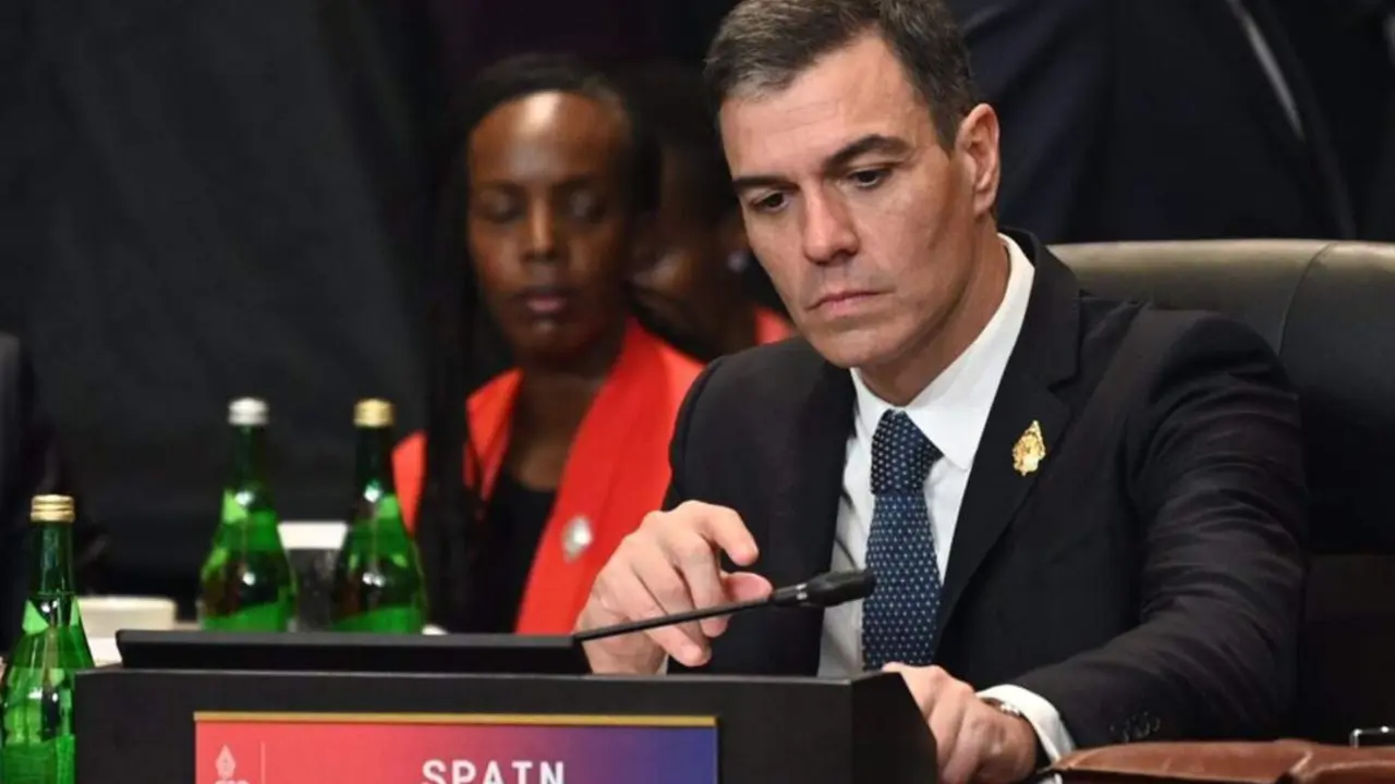  Archivo - El presidente del Gobierno, Pedro S&aacute;nchez, durante la primera jornada del G20. - MONCLOA - Archivo 