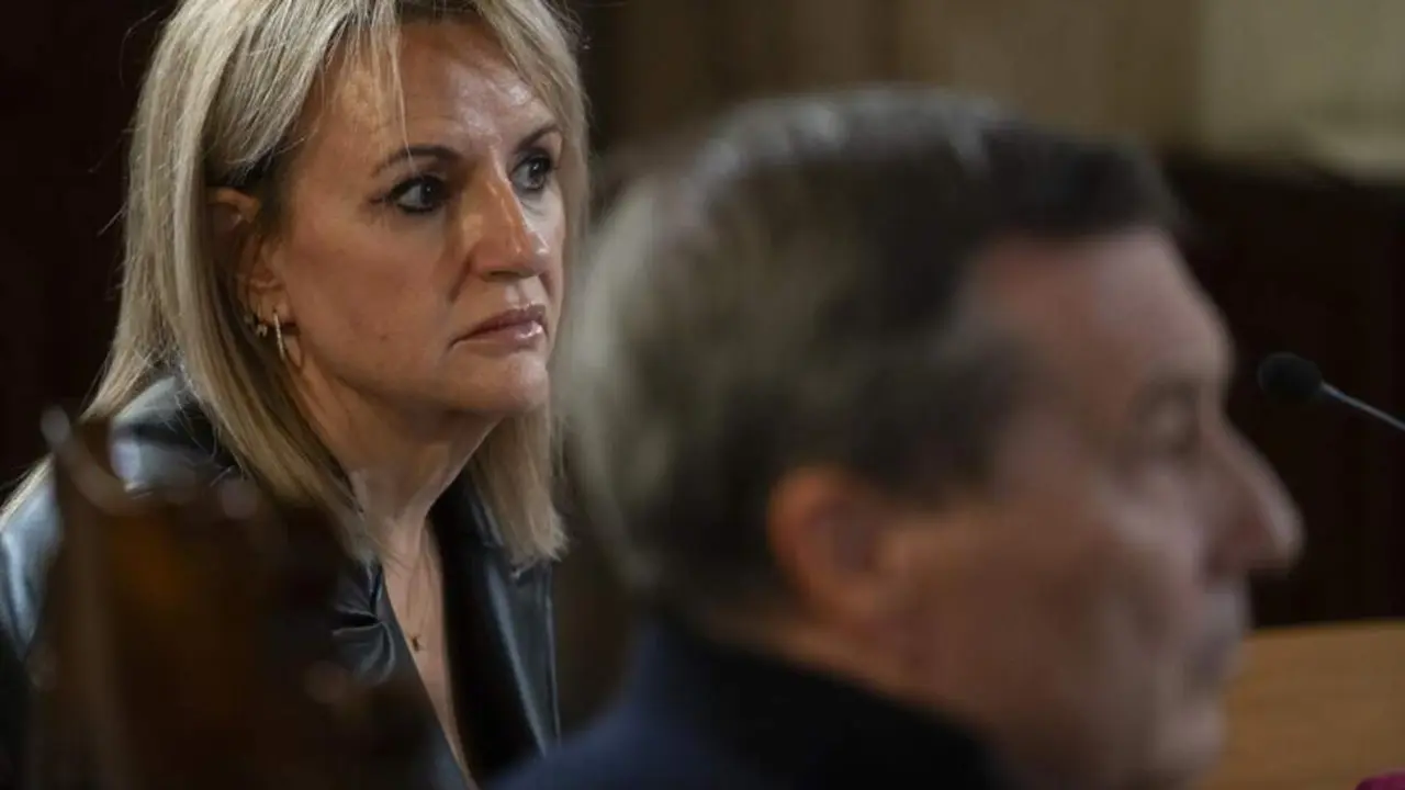  La ya consellera de Turismo, Industria, Innovaci&oacute;n y Comercio de la Generalitat Valenciana, Nuria Montes, durante el pleno extraordinario del Consell de la Generalitat, a 12 de noviembre de 2024, en Valencia - Jorge Gil - Europa Press 