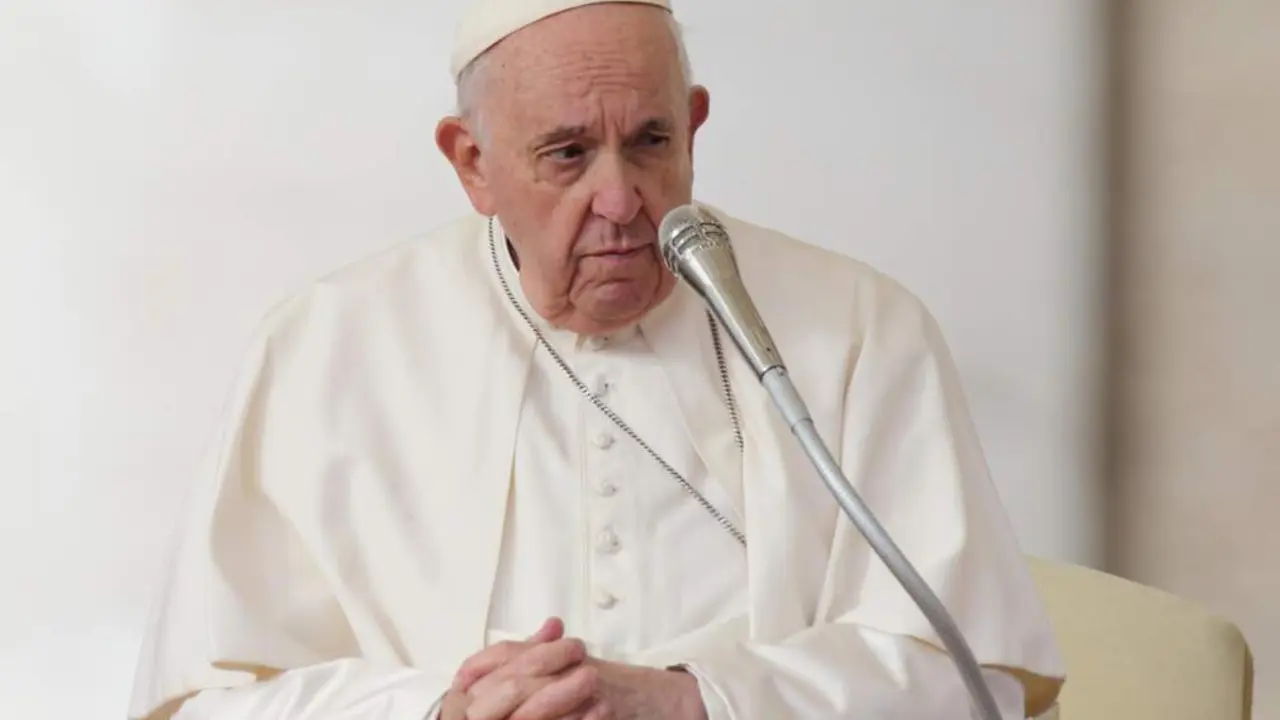  Archivo - 09 November 2022, Vatican, Vatican Citz: Pope Francis leads his Wednesday General Audience in St. Peter's Square at the Vatican. Photo: Evandro Inetti/ZUMA Press Wire/dpa - Evandro Inetti/ZUMA Press Wire/d / DPA - Archivo 