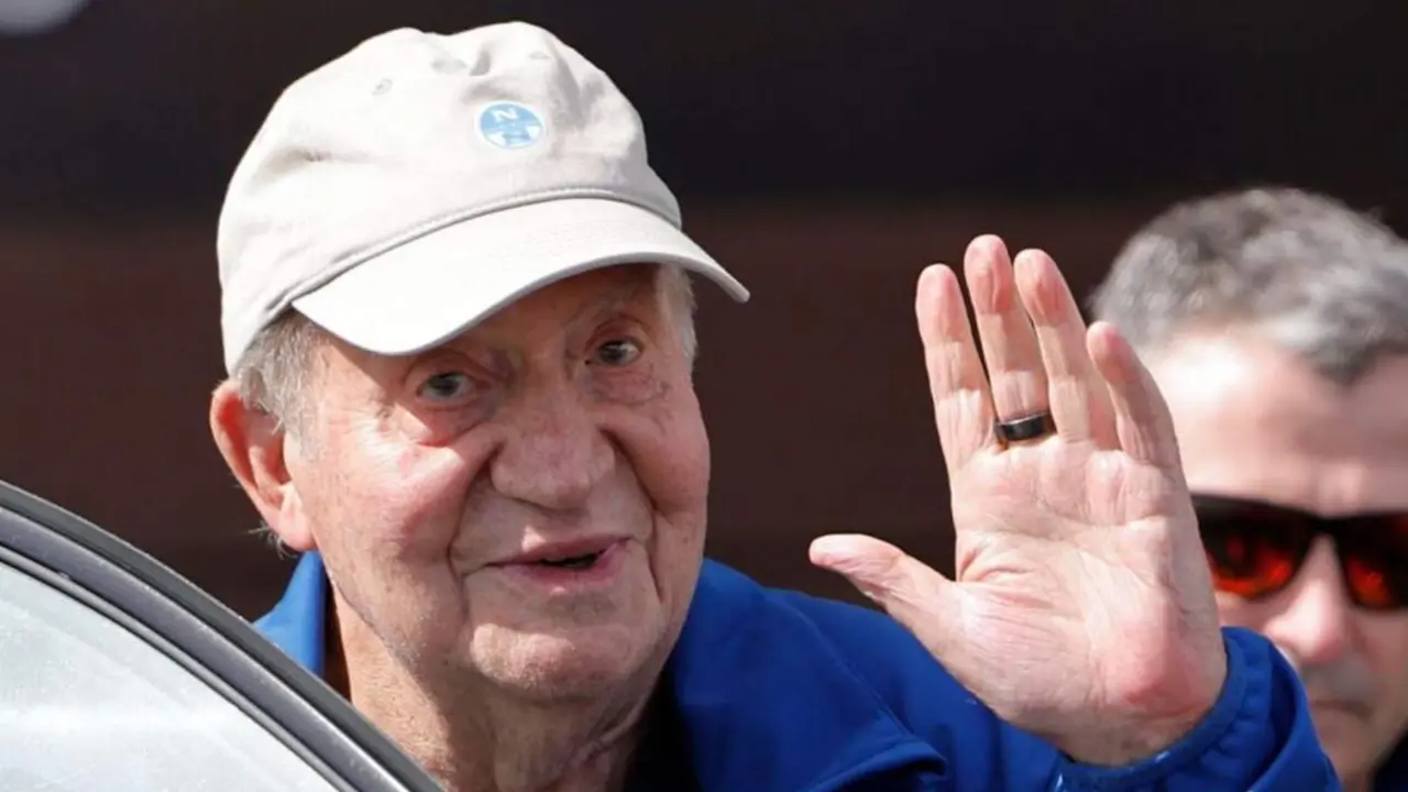  El rey em&eacute;rito Juan Carlos I, en Sanxenxo EMILIO LAVANDEIRA. RTVE 