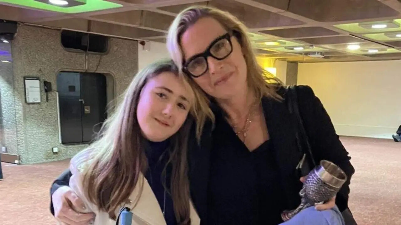 Kate Winslet con la peque&ntilde;a Lilly-Rae 