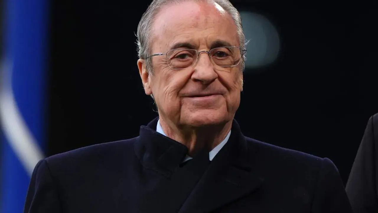  Florentino P&eacute;rez, presidente del Real Madrid 
