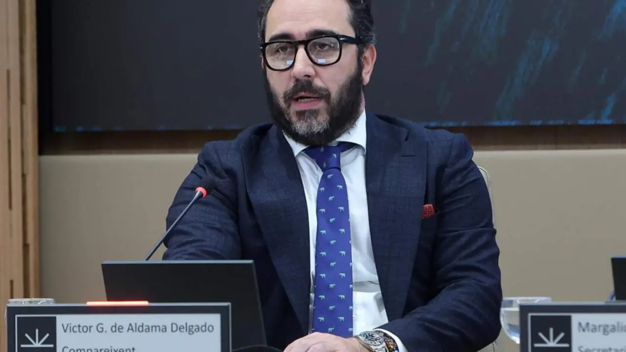  Archivo - El presidente del Zamaro CF, V&iacute;ctor de Aldama, comparece ante la comisi&oacute;n no permanente de investigaci&oacute;n en el Parlament balear, a 20 de mayo de 2024, en Palma de Mallorca, Mallorca, Baleares (Espa&ntilde;a). - Isaac Buj - Europa Press - Archivo 