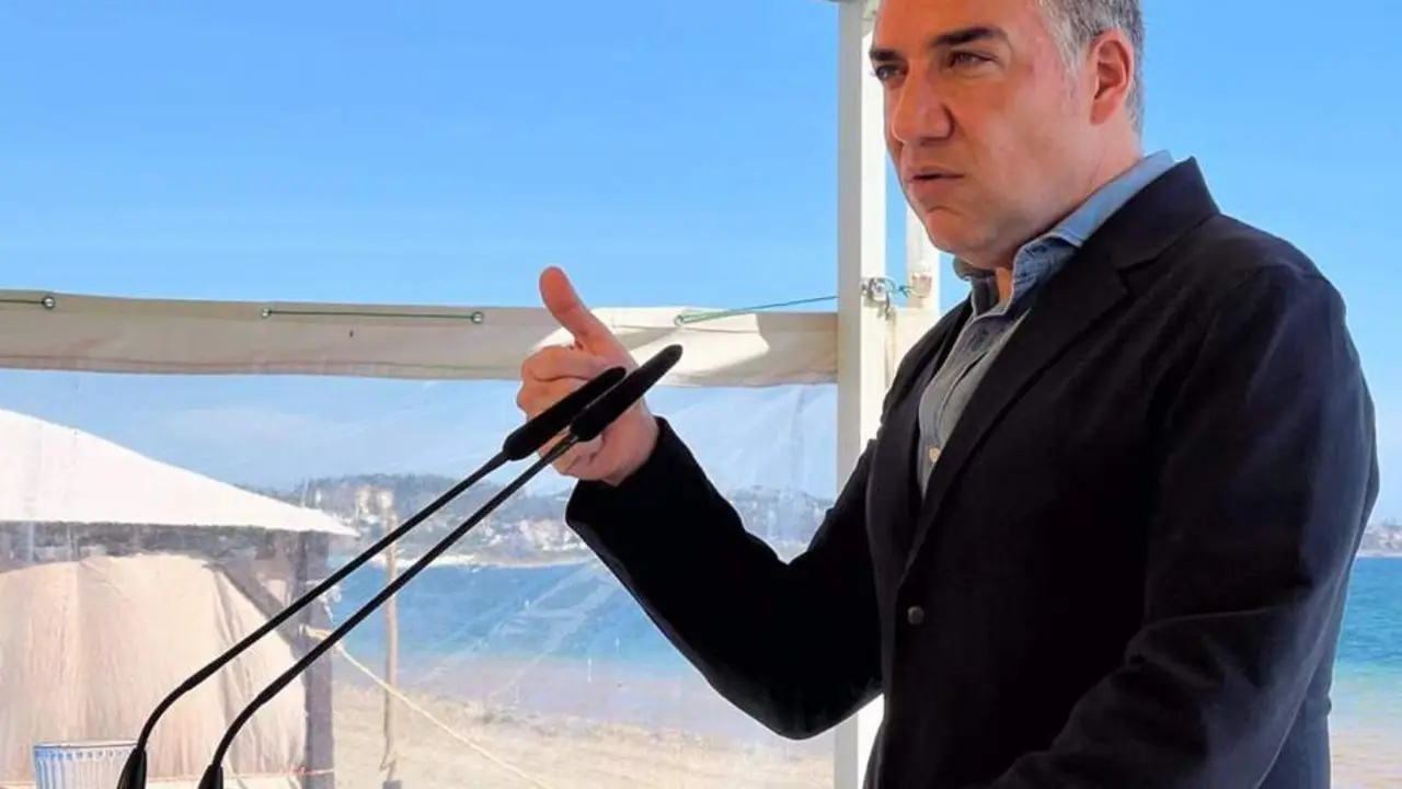  El vicesecretario de Coordinaci&oacute;n Auton&oacute;mica y Local y An&aacute;lisis Electoral del PP, El&iacute;as Bendodo, en un acto en Mijas - PP 