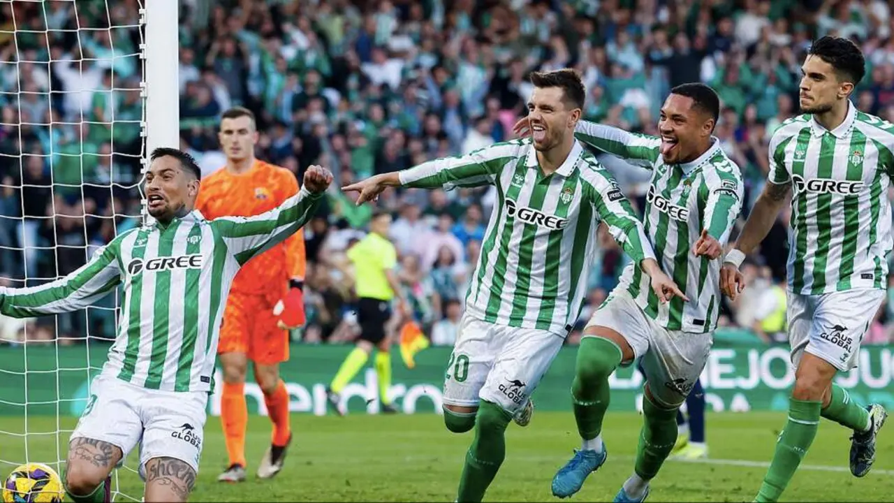  Jugadores del Betis celebrando un gol | RTVE 