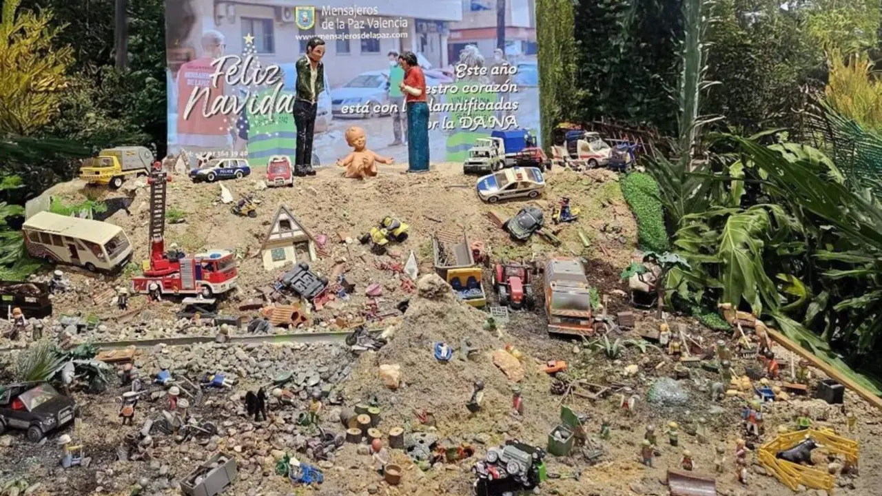  El Bel&eacute;n de San Ant&oacute;n dedicado a las v&iacute;ctimas de la dana. - MENSAJEROS DE LA PAZ 