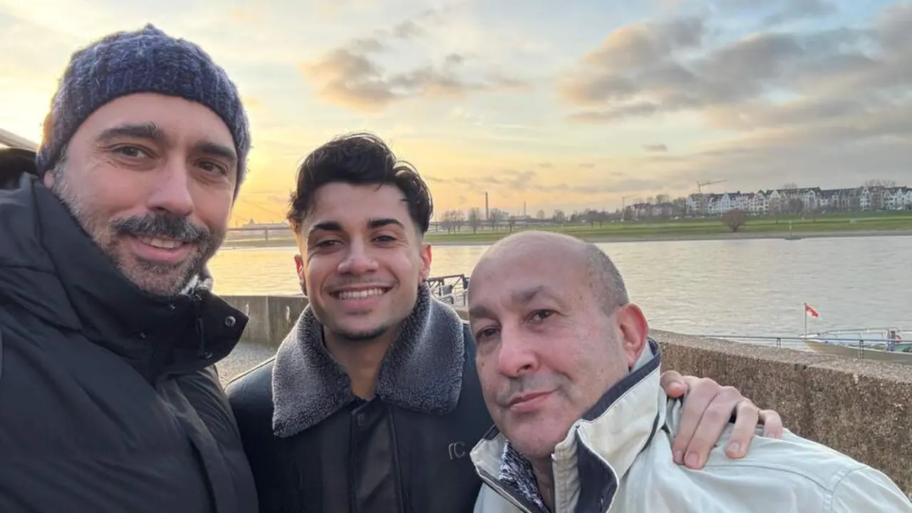  Paco G&aacute;mez, Leandro Mateos Hern&aacute;ndez y Jose Mateos Mariscal, en D&uuml;sseldorf | NP Jose Mateos Mariscal, Wuppertal Alemania 