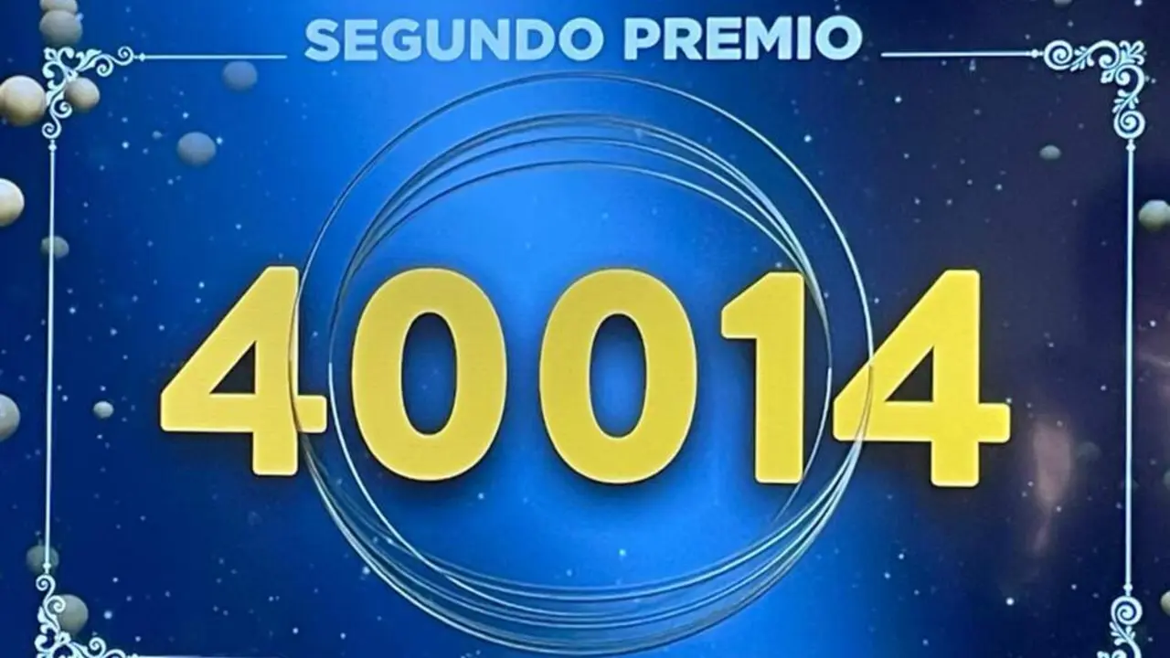  El d&eacute;cimo premiado con el segundo premio, el 40.014 