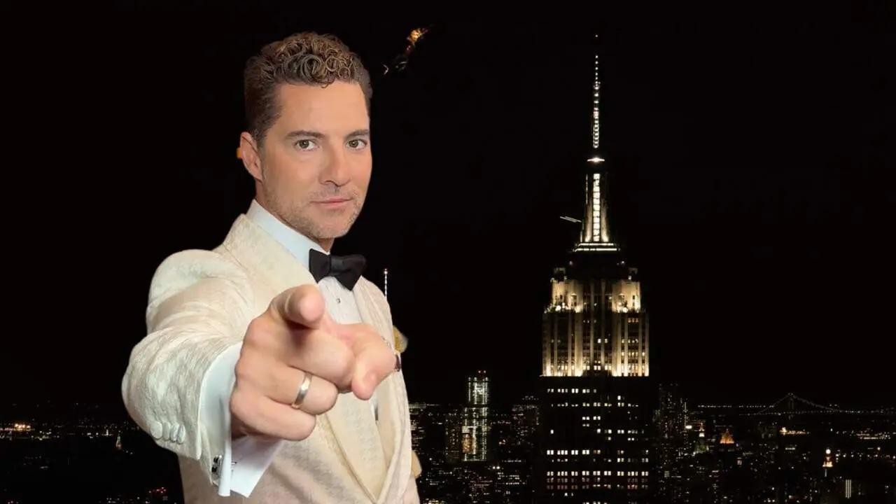  David Bisbal en el Empire State de Nueva York 