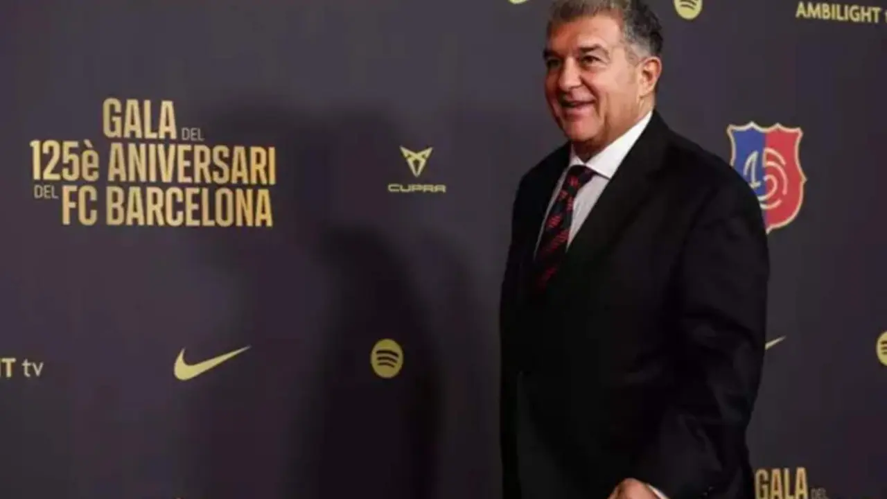  Archivo - Joan Laporta, presidente del FC Barcelona<br>- Javier Borrego / AFP7 / Europa Press - Archivo 