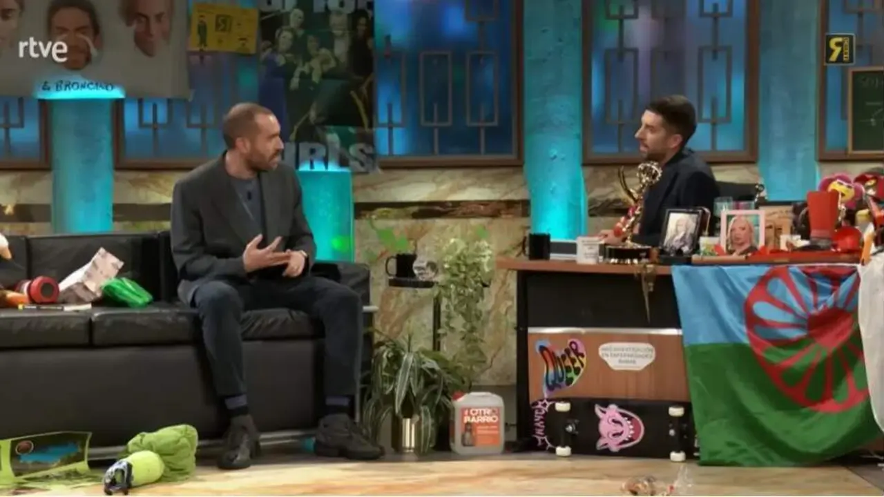  Jorge Ponce y David Broncano en el plat&oacute; de La Revuelta 