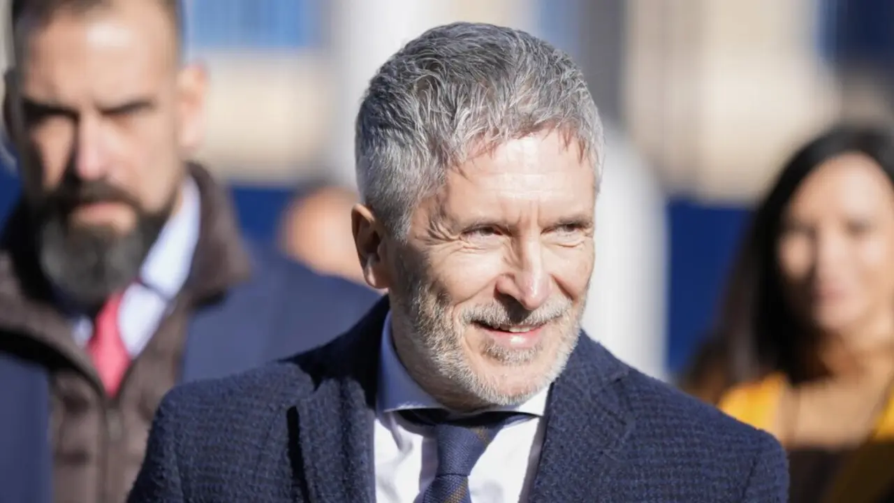  El ministro del Interior, Fernando Grande-Marlaska, a su llegada al Centro Penitenciario de C&oacute;rdoba - Joaquin Corchero - Europa Press 