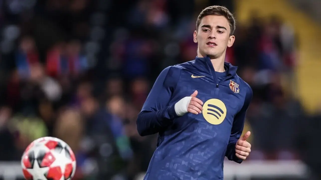  Gavi, durante su &uacute;ltimo partido con el FC Barcelona | RTVE 