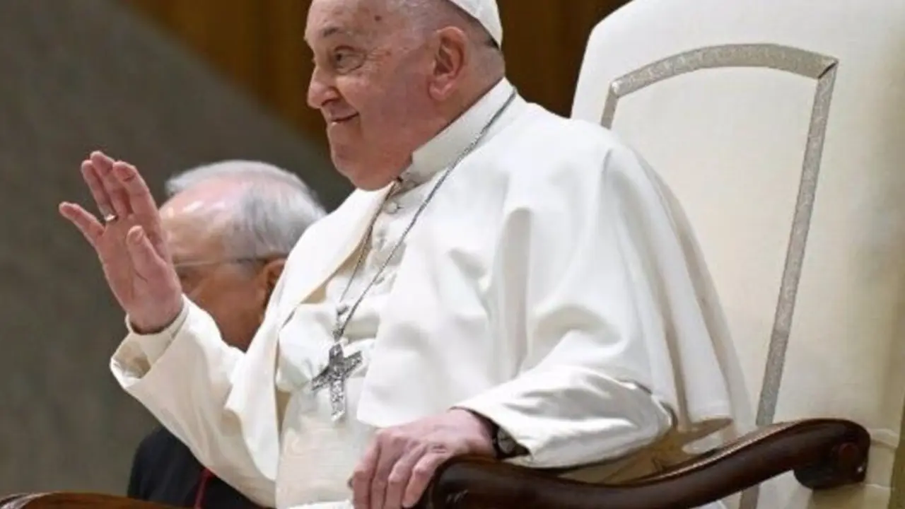  El Papa Francisco en la audiencia general de este mi&eacute;rcoles. - VATICAN MEDIA 