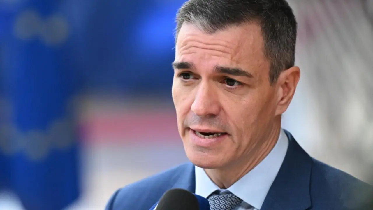  El presidente del Gobierno, Pedro S&aacute;nchez, a su llegada a la cumbre de l&iacute;deres europeos en Bruselas. - Sierakowski Frederic/EU Coincil/ DPA 