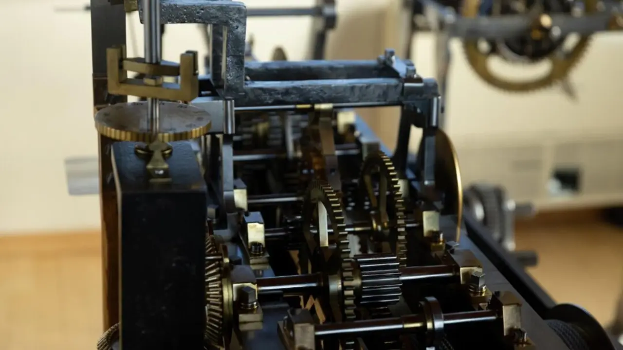  Archivo - El mecanismo del reloj de la Puerta del Sol, en la Real Casa de Correos, a 21 de diciembre de 2023, en Madrid (Espa&ntilde;a). - Eduardo Parra - Europa Press - Archivo 