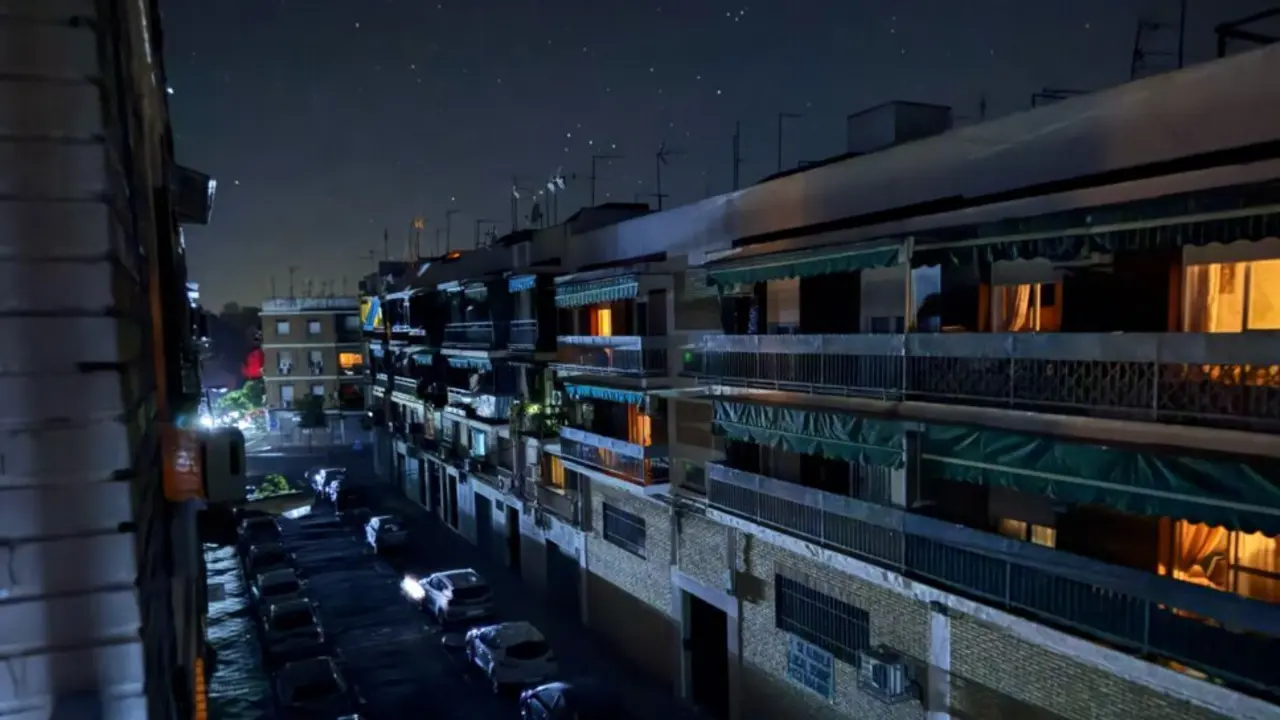  Calle de C&oacute;rdoba durante el apag&oacute;n 