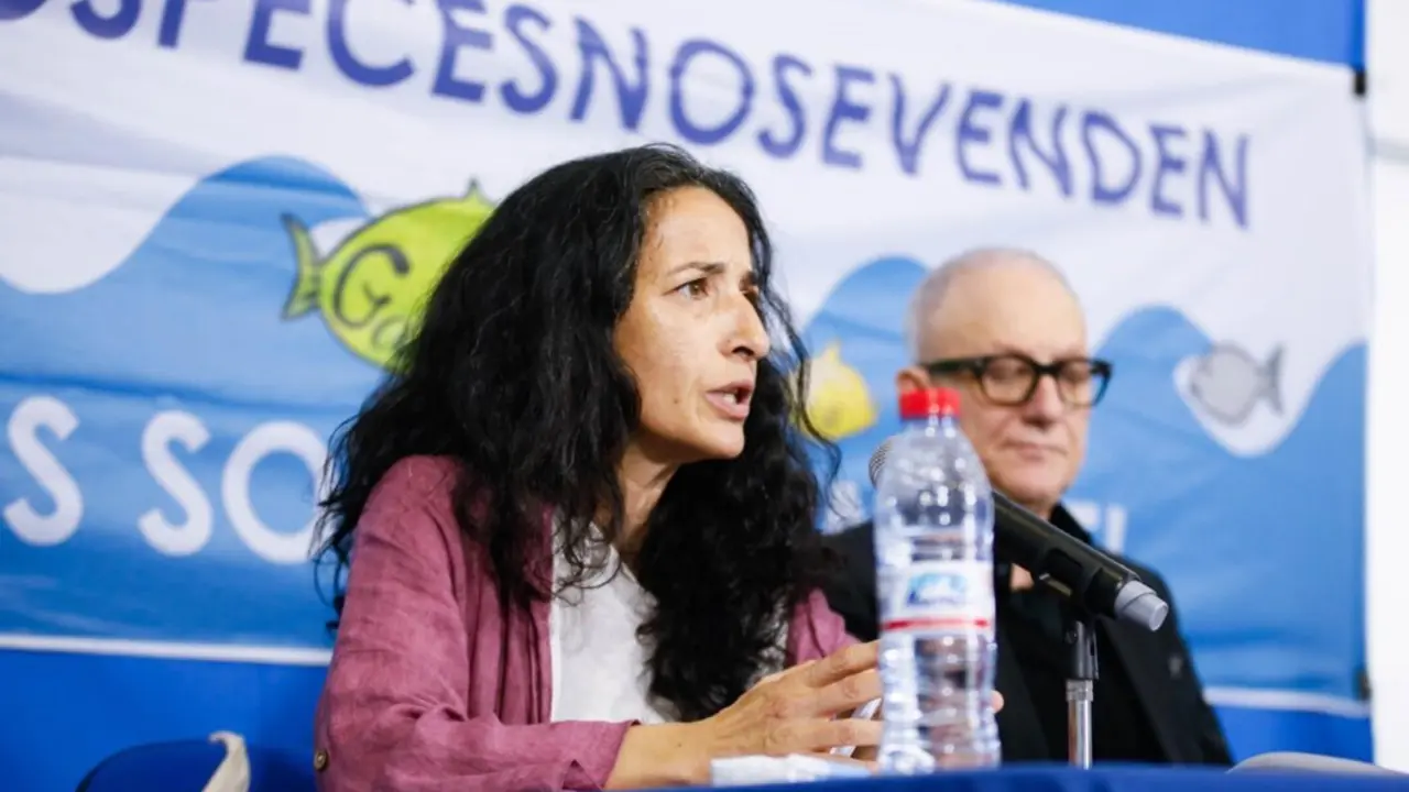  La madre del ni&ntilde;o Gabiel Cruz, Patricia Ram&iacute;rez, durante la rueda de prensa en relaci&oacute;n a su caso y su denuncia por supuestas irregularidades en la prisi&oacute;n donde cumple condena la asesina de su hijo. - Marian Le&oacute;n - Europa Press 
