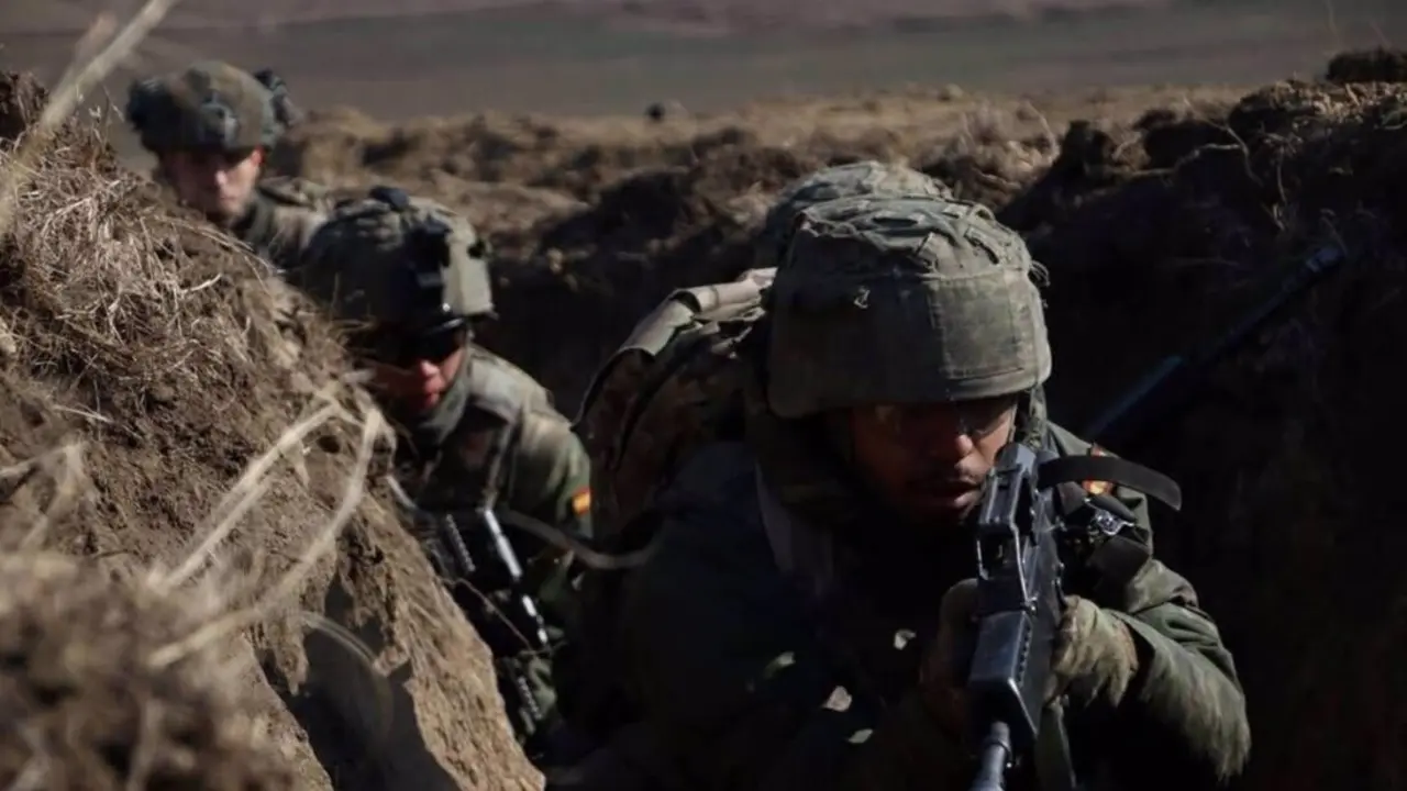  Militares espa&ntilde;oles en un ejercicio. - EMAD | EP 