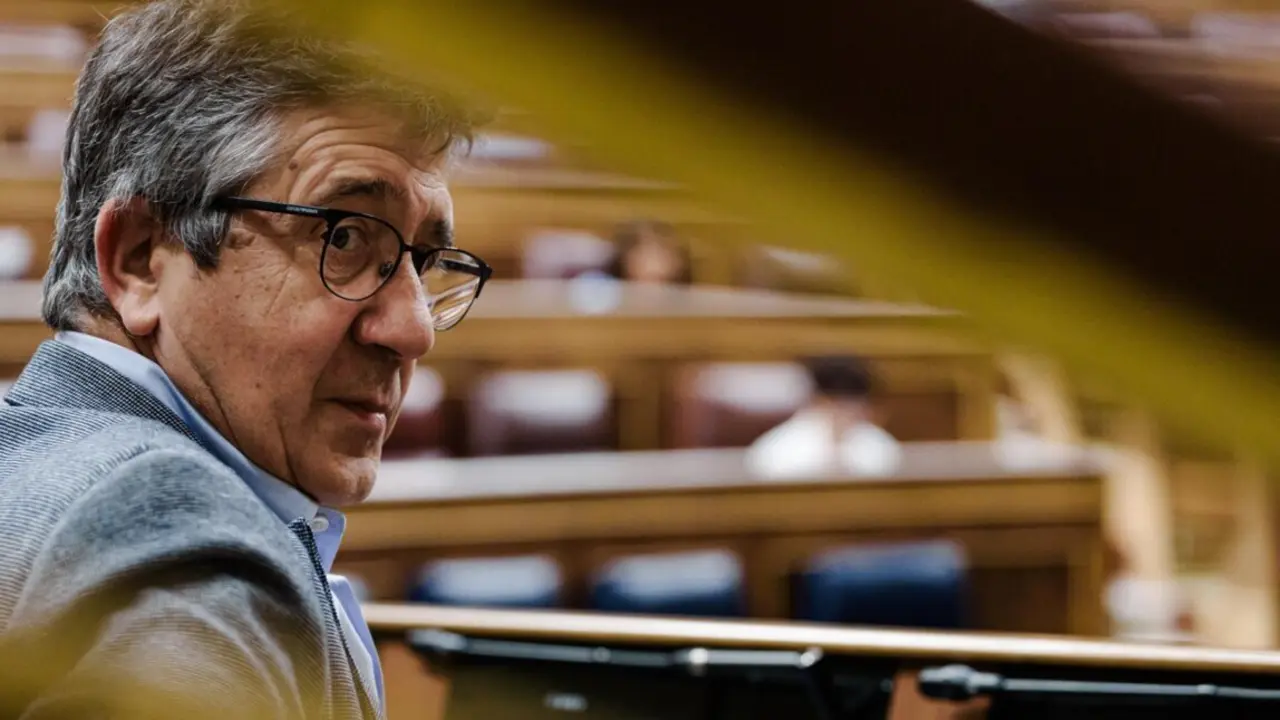  El portavoz del PSOE en el Congreso, Patxi L&oacute;pez, durante un pleno en el Congreso de los Diputados, a 27 de mayo de 2025, en Madrid (Espa&ntilde;a).<br>- Carlos Luj&aacute;n - Europa Press 