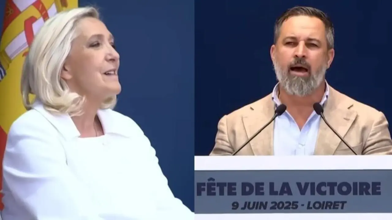  Abascal en el mitin de Le Pen 