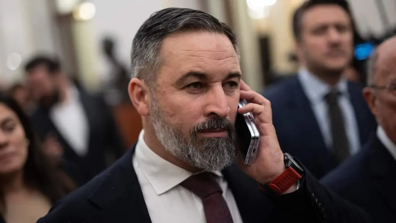  El presidente de Vox, Santiago Abascal 