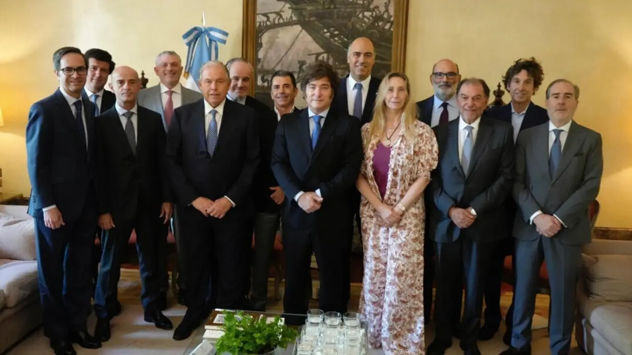  Javier Milei en un encuentro con empresarios en Madrid<br>- PRESIDENCIA DE ARGENTINA | EP 